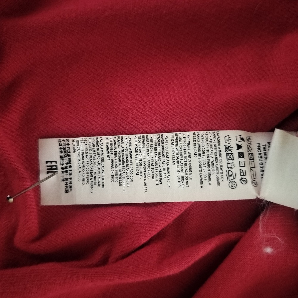 Versace Underwear Mens Red Medusa Logo T-Shirt AUU01005 Made in Italy Size 6 XL - Picture 7 of 7